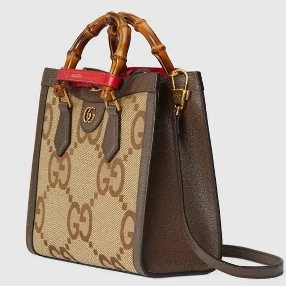 Gucci - Diana Small Jumbo GG canvas tote bag NWT - Picture 4 of 7